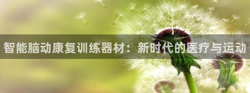 意昂体育4平台注册：智能脑动康复训练器材：新时代的医疗与运动
